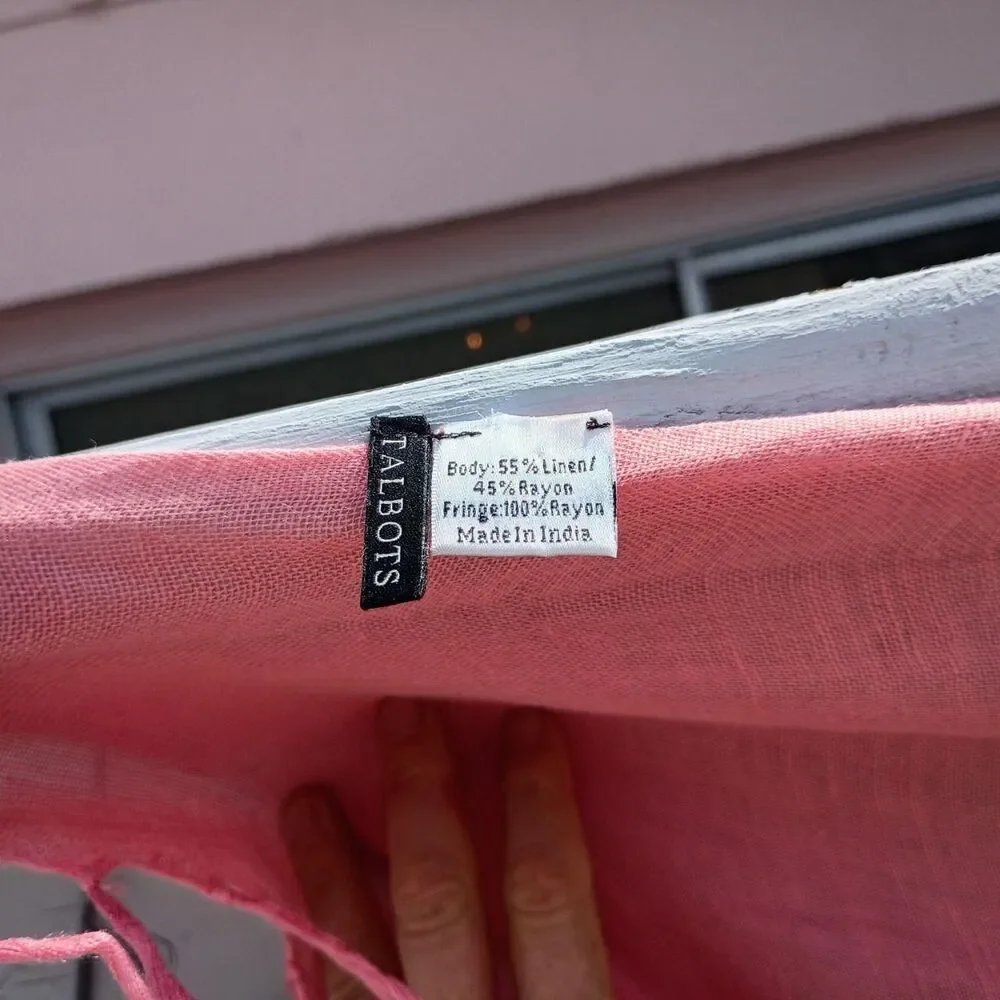 Talbot's Women's Linen Scarves Wraps